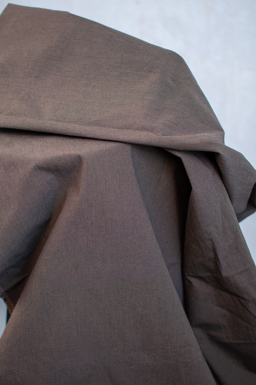 Chidori Brown Japanese Poplin