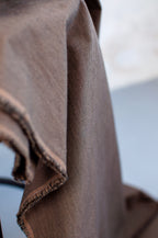 Chidori Brown Japanese Poplin