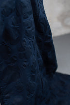 Fuwari Dark Navy Flower Japanese Enshuku