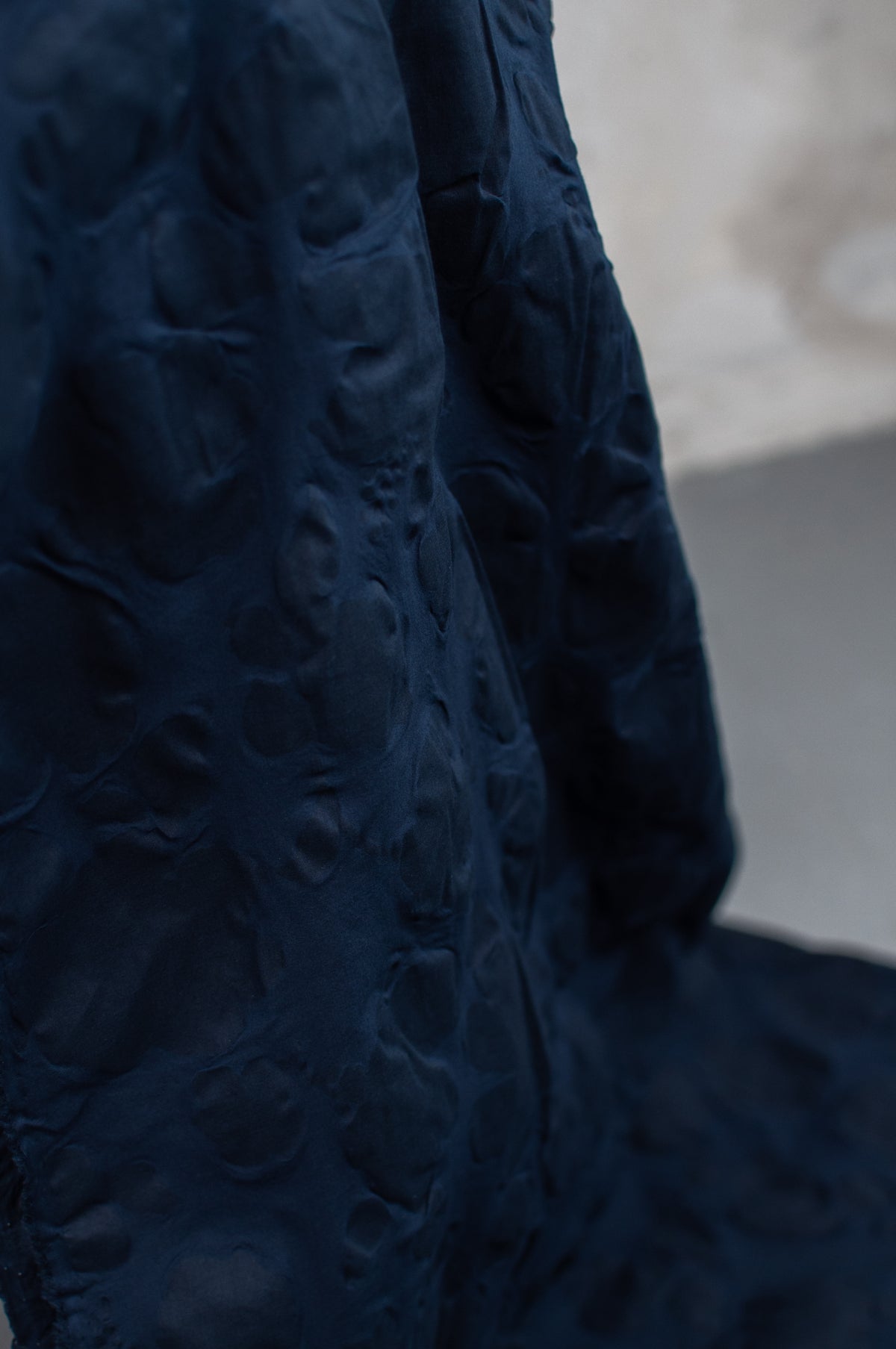Fuwari Dark Navy Flower Japanese Enshuku