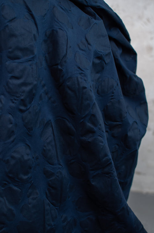 Fuwari Dark Navy Flower Japanese Enshuku
