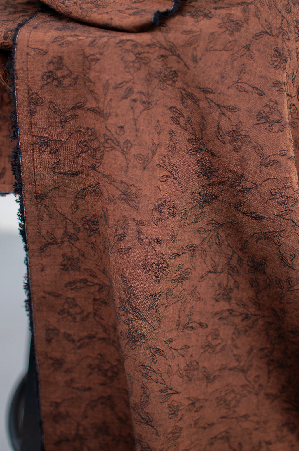 Hanamon Brown Japanese Jacquard