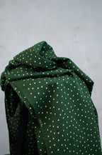 Haru Green Dots Japanese Seersucker