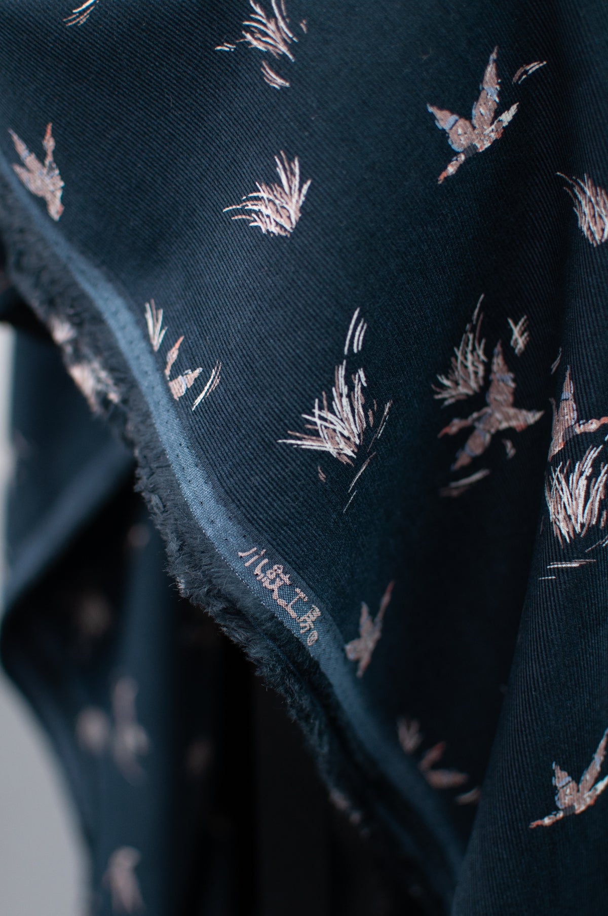Kamotobu Black Print Japanese Cord