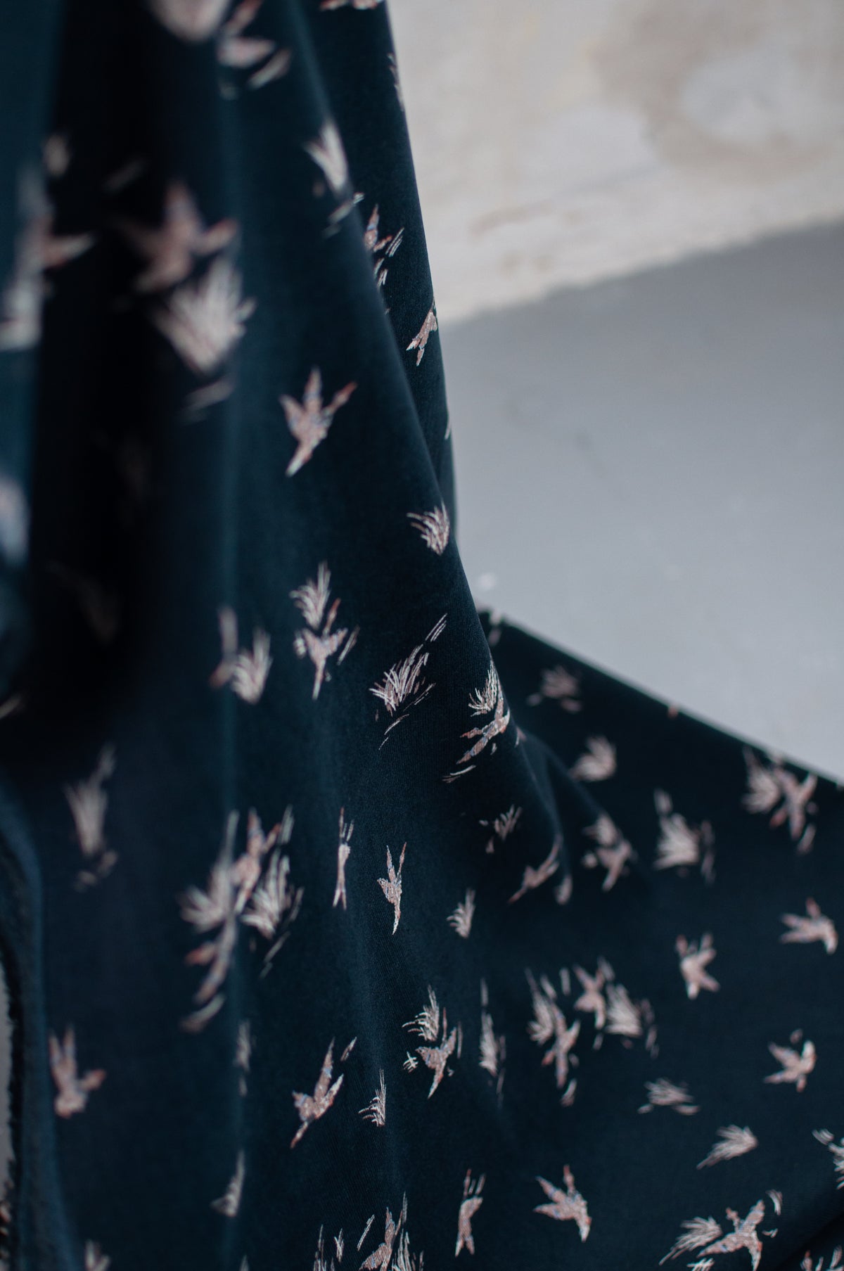 Kamotobu Black Print Japanese Cord