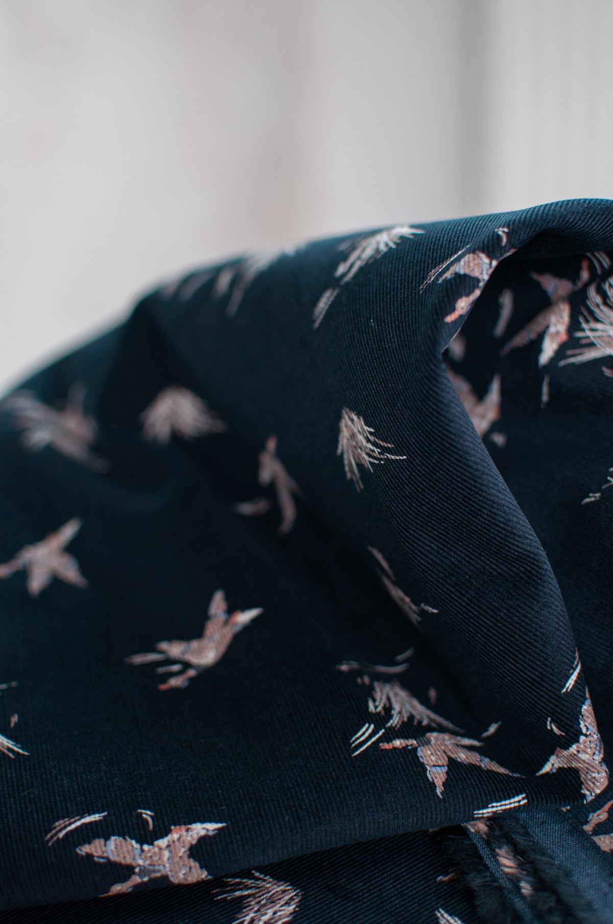 Kamotobu Black Print Japanese Cord