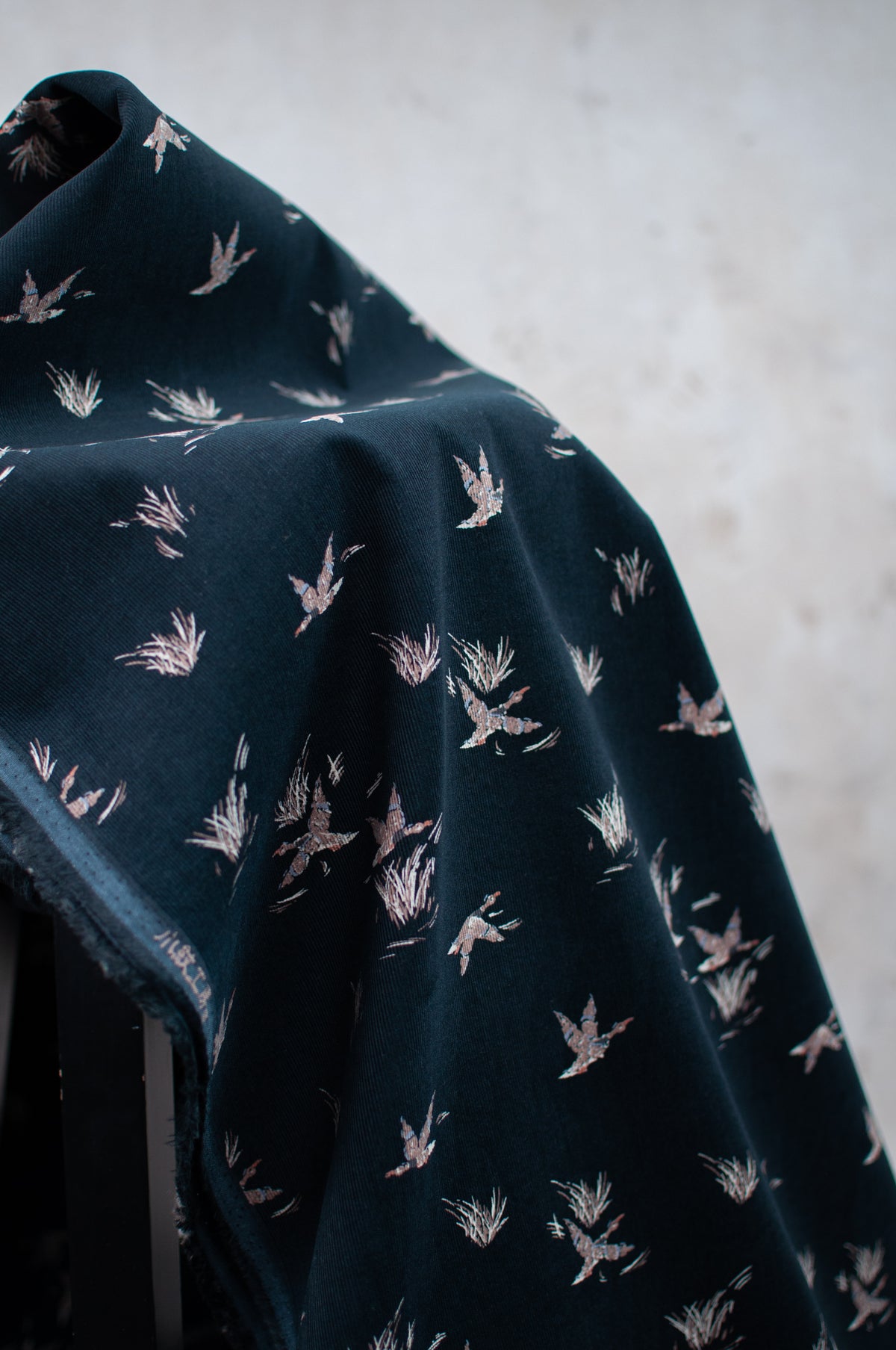 Kamotobu Black Print Japanese Cord