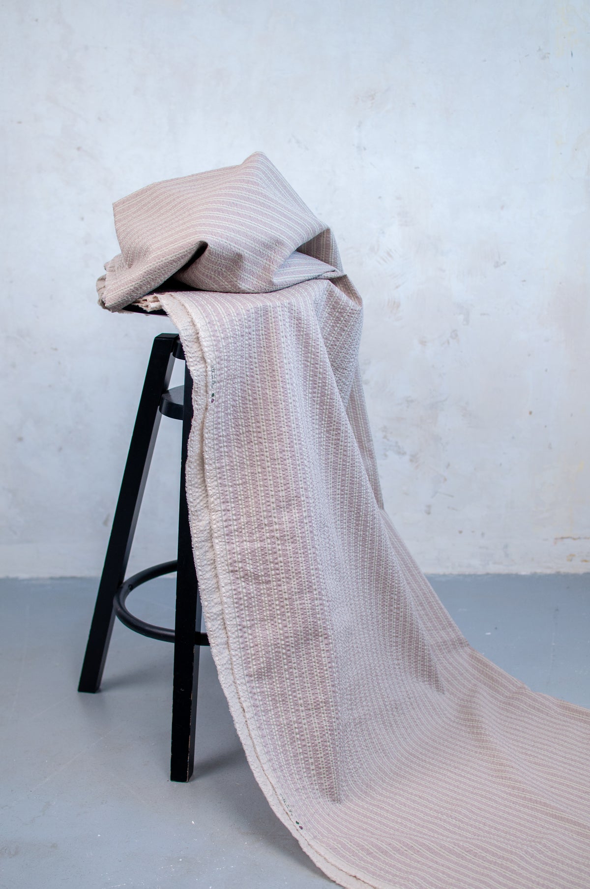 Shima Beige Stripes Japanese Seersucker