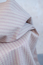 Shima Beige Stripes Japanese Seersucker
