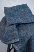 Sugi Dark Navy Japanese Tweed Cotton