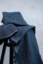Sugi Dark Navy Japanese Tweed Cotton