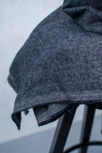 Sugi Dark Navy Japanese Tweed Cotton